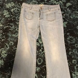 Cabi light colored 70s flare jeans
